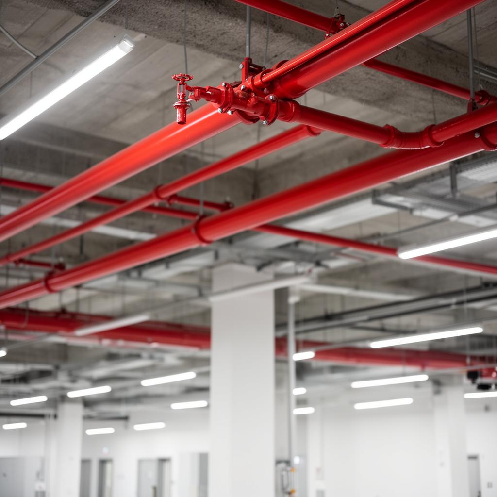 Fire sprinkler system installation