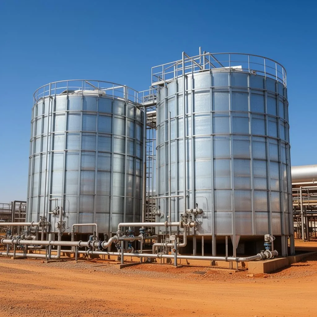 Steel water storage tanks