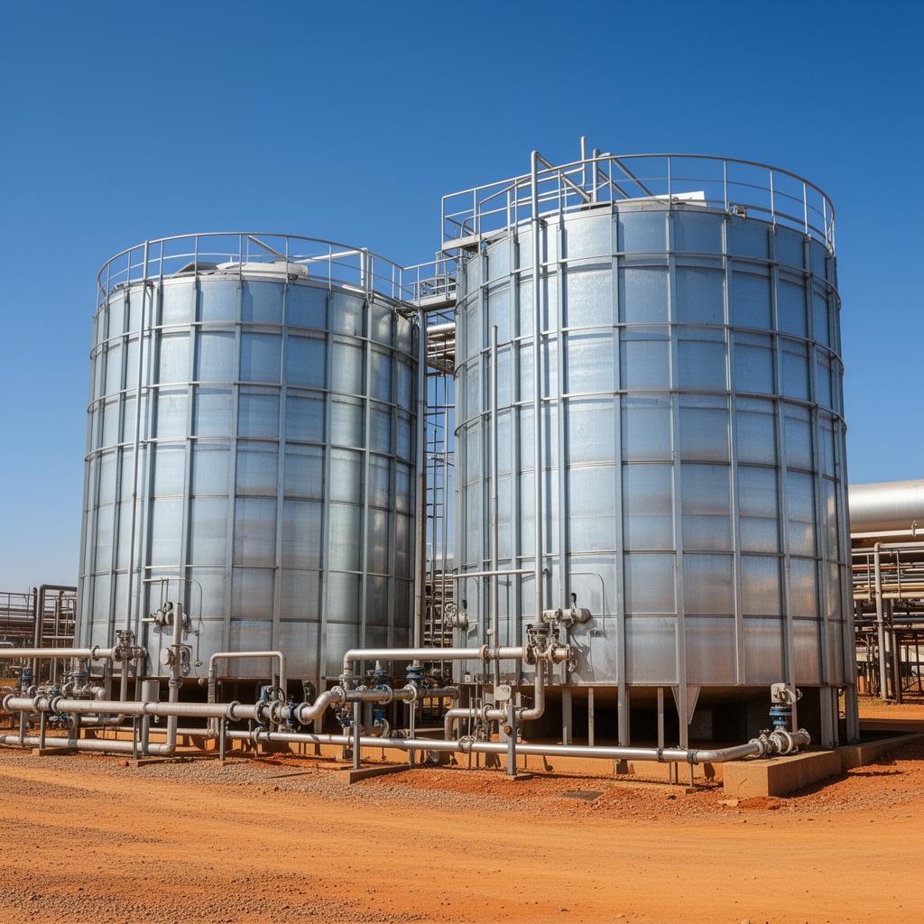 Steel water storage tanks