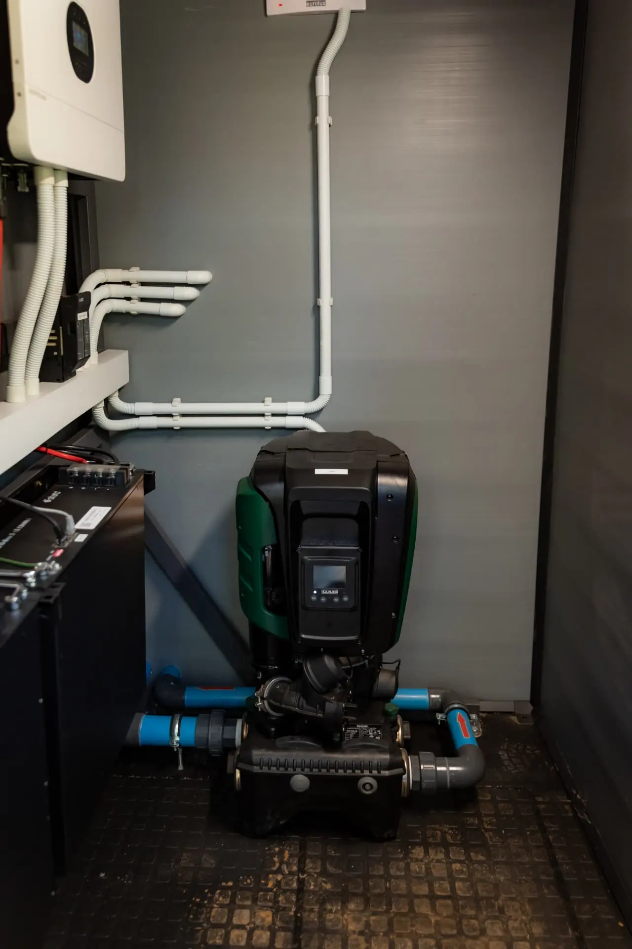 DAB booster pump installed in an iWater plant room