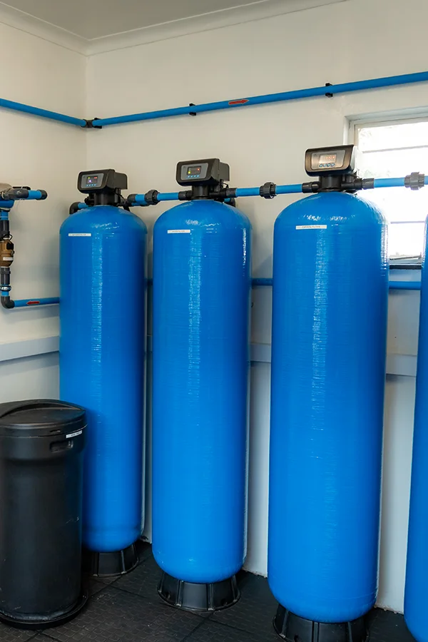 Filtration tanks room