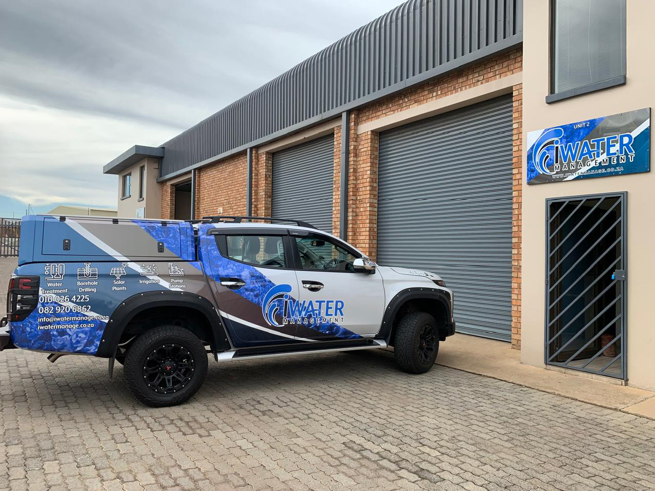 HQ branded vehicle
