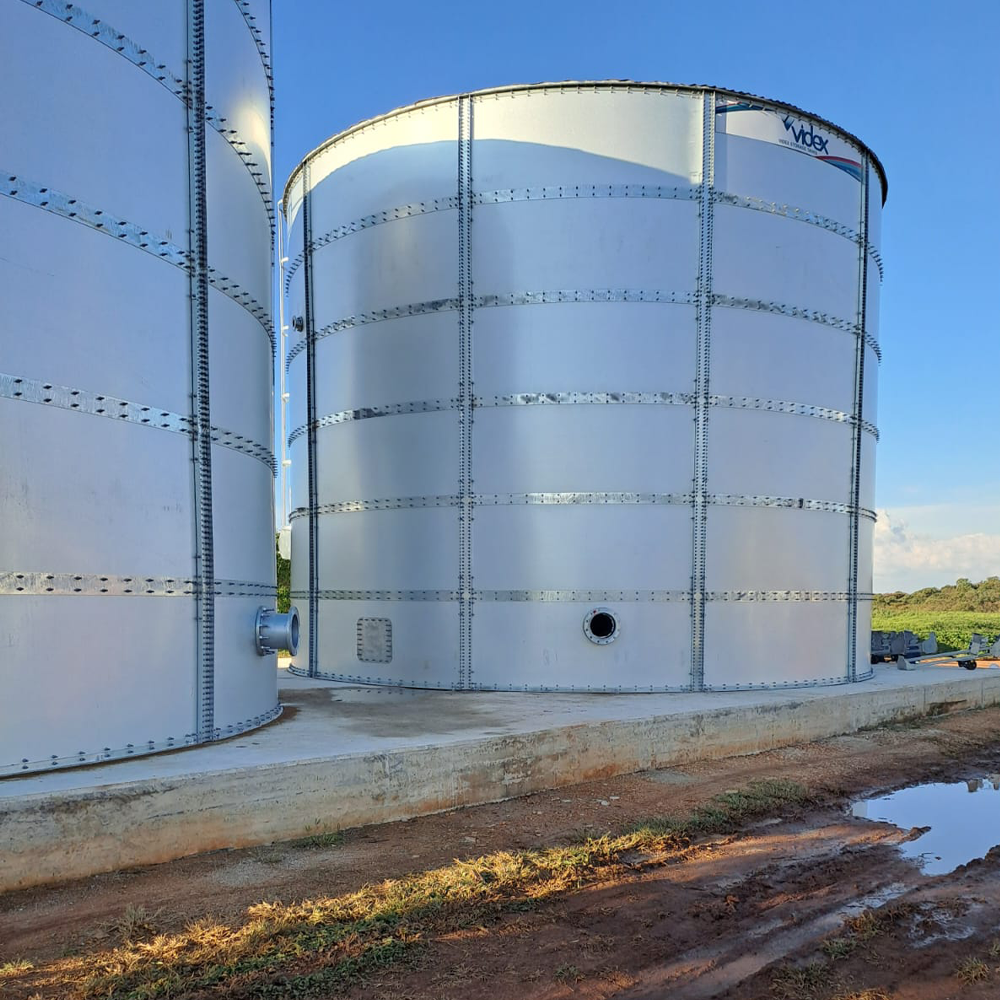 Modular Steel Tank Installation