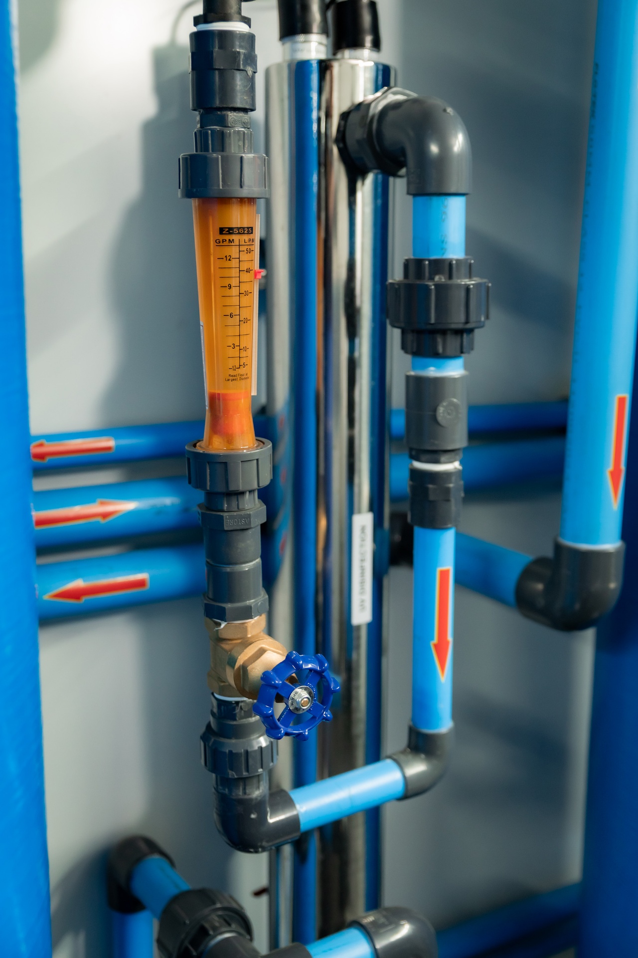 Piping flowmeter